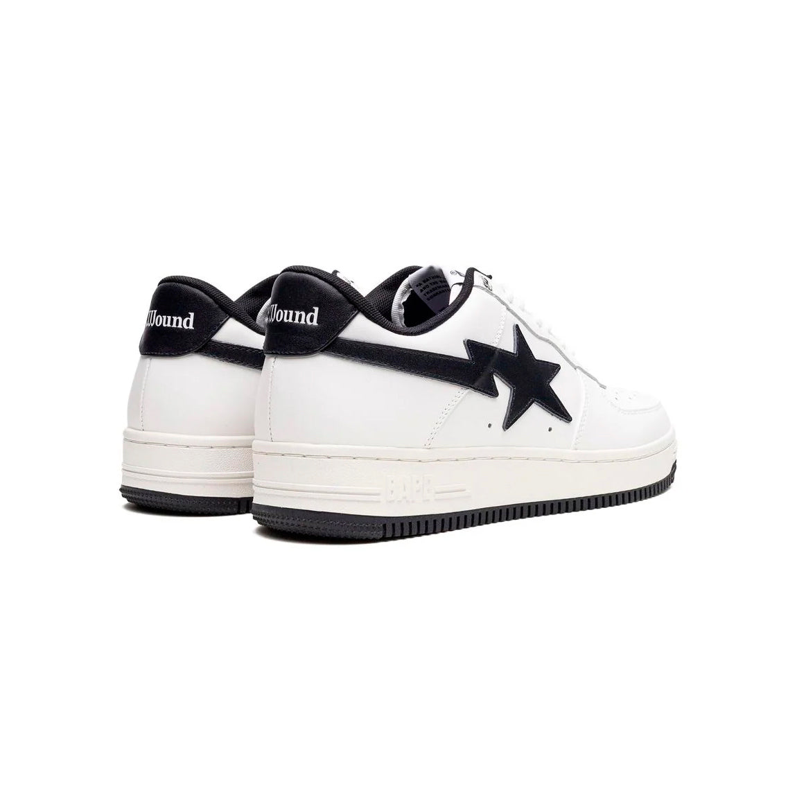 A BATHING APE Jjjjound x Bapesta White Black