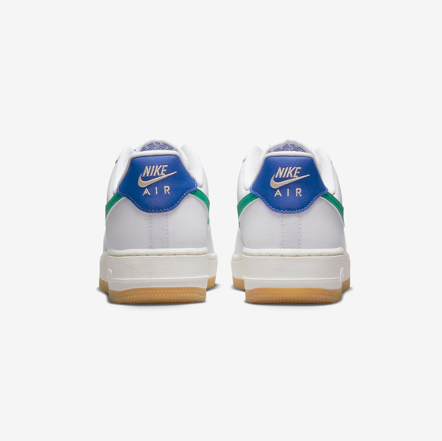 Nike Air Force 1 Low Royal, Green and Gum