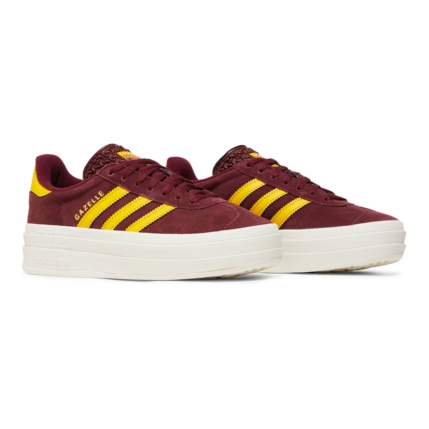 Adidas Originals Gazelle Bold Shadow Red Gold