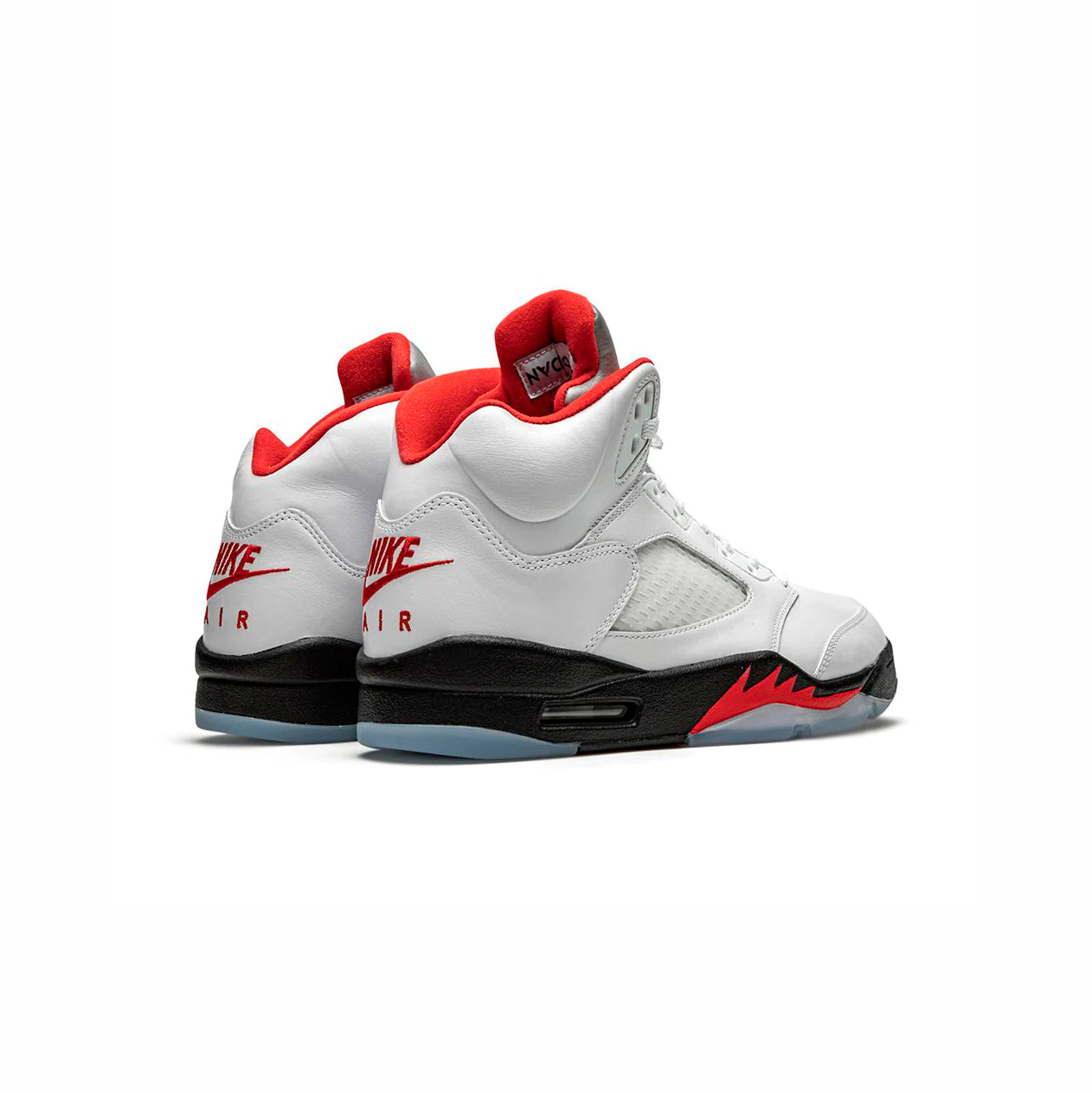 Nike Air Jordan 5 Retro Fire Red Silver Tongue