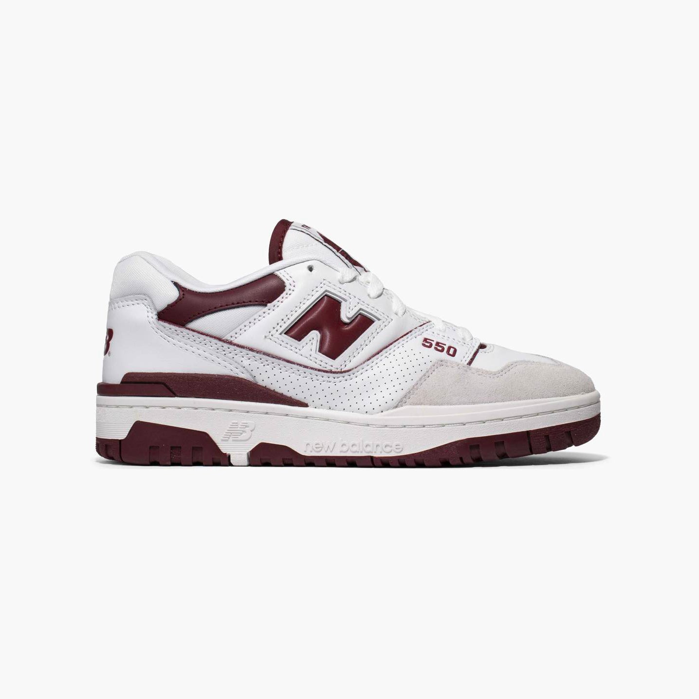 New Balance 550 Sea Salt Burgundy