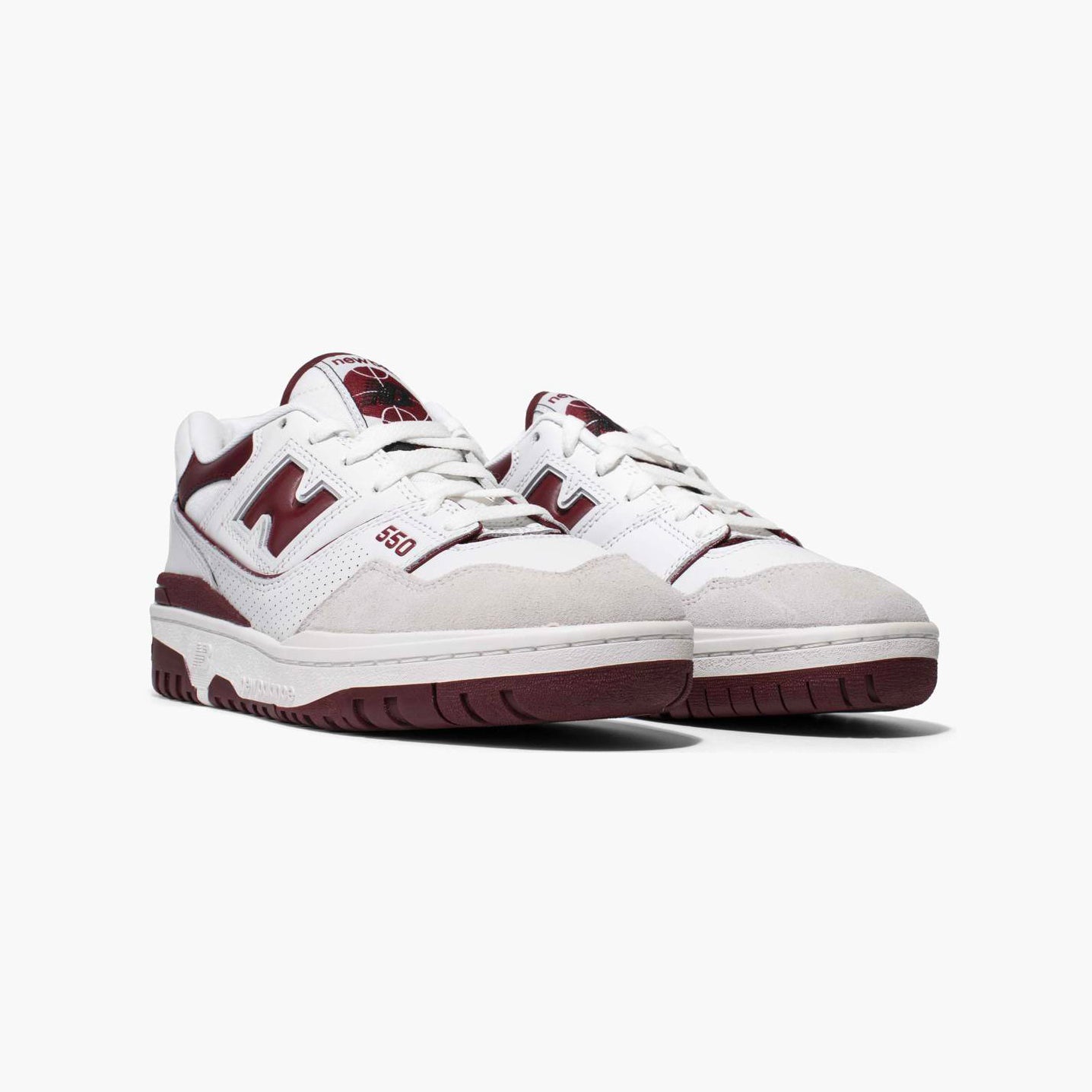 New Balance 550 Sea Salt Burgundy