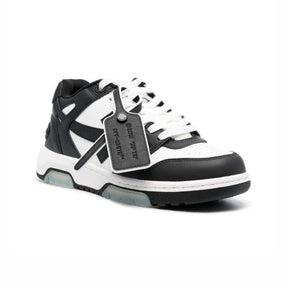 Off-White Out Of Office Low Black and White Leather