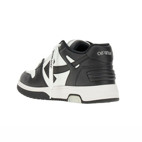 Off-White Out Of Office Low Black and White Leather