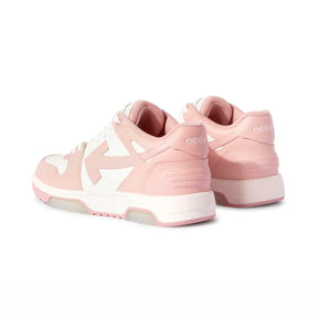 Off-White Out Of Office Smooth Leather Pink and White