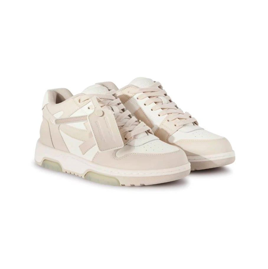 Off-White Out Of Office Leather White Beige