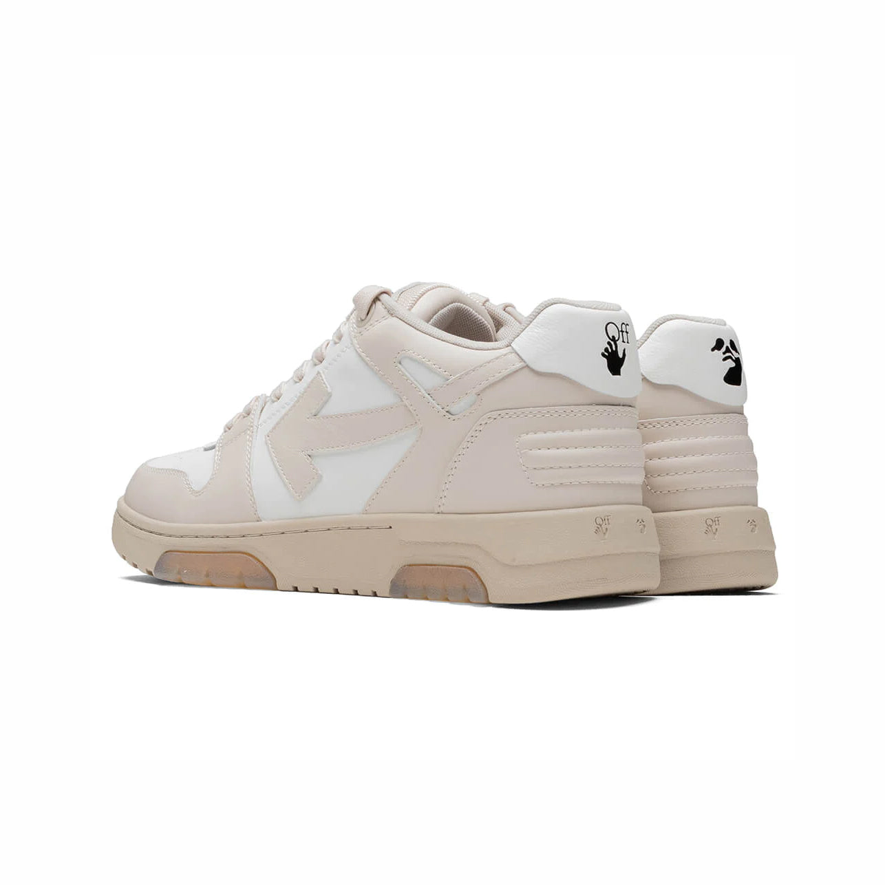 Off-White Out Of Office Leather White Beige