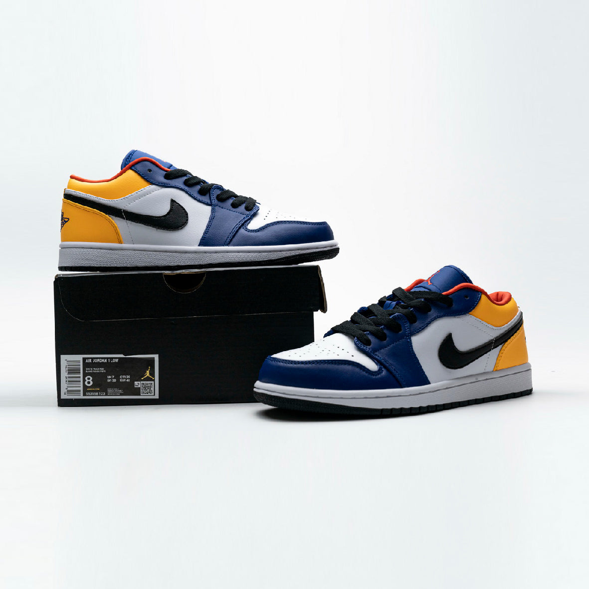 Nike Air Jordan 1 Low Blue Yellow Orange